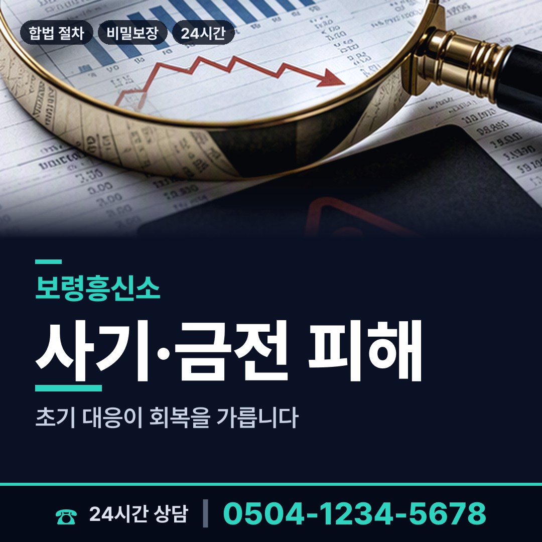 보령 대천3동 재산분할조사 상담 안내
